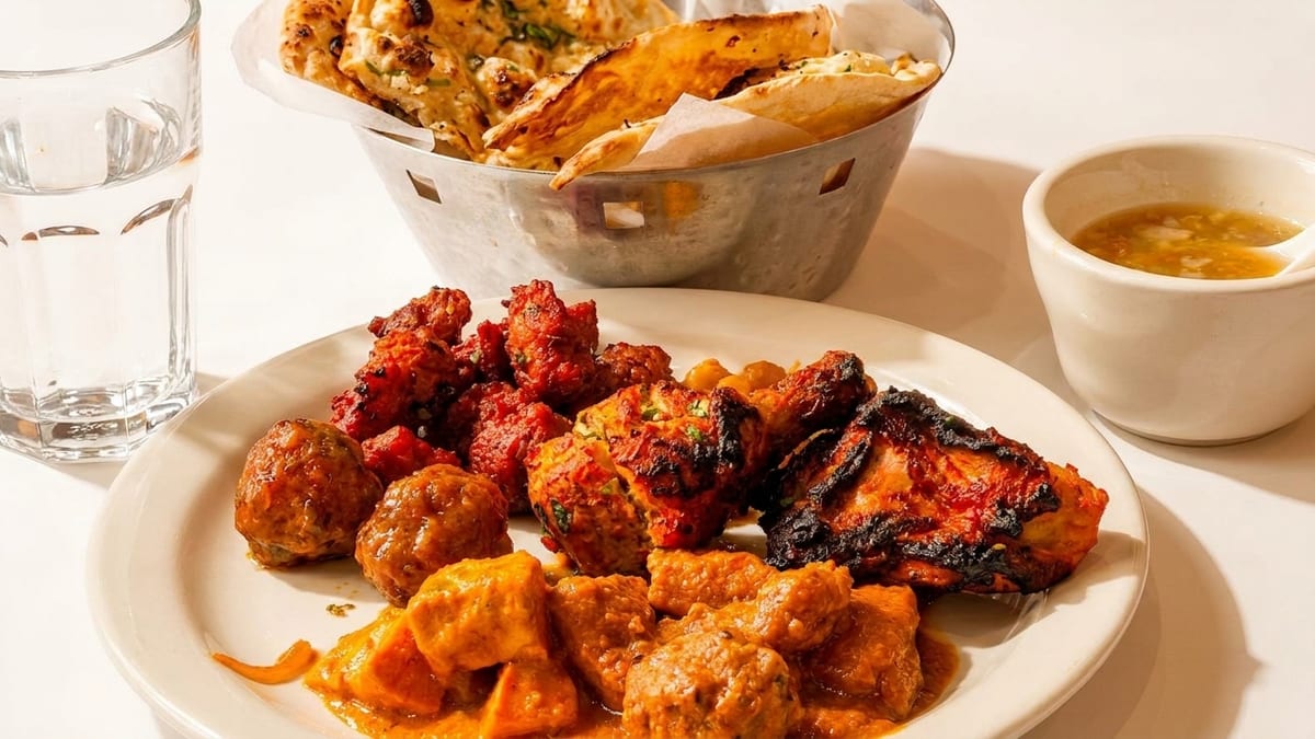The tandoor at the heart of the kitchen