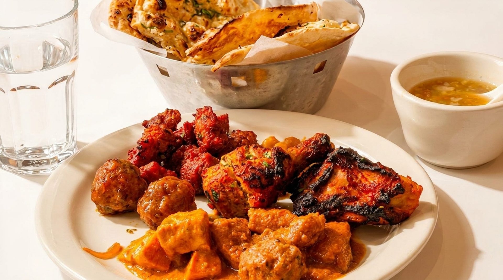 The tandoor at the heart of the kitchen