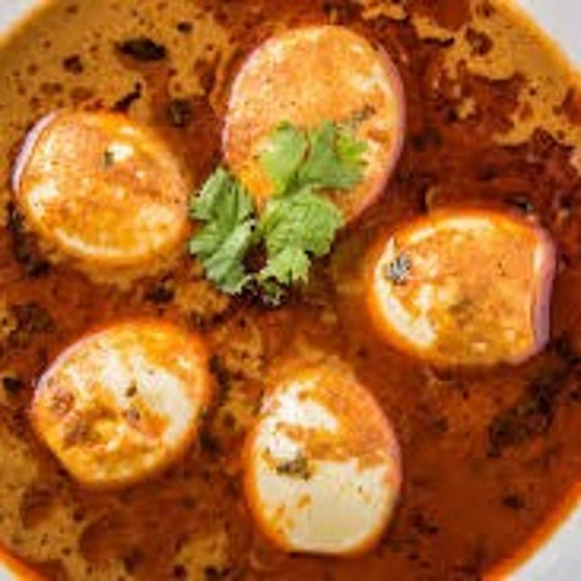 Egg Chettinad.