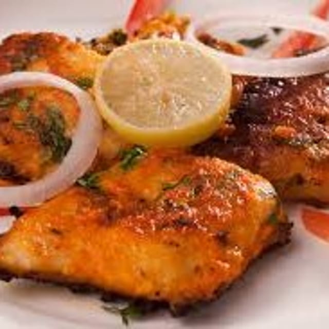 Saffron Fish Tikka.