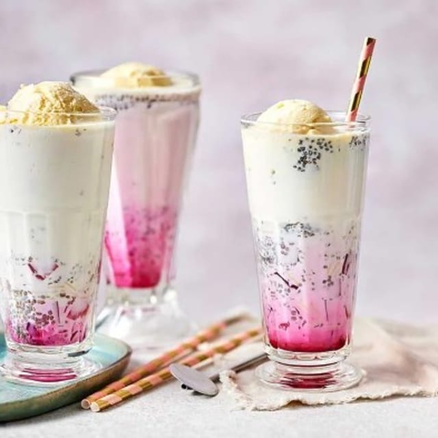 Falooda with Ice Cream.