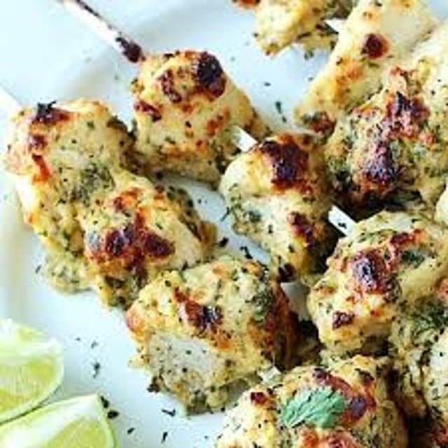 Malai Paneer Tikka.