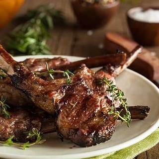 Ginger Rosemerry Lamb Chops